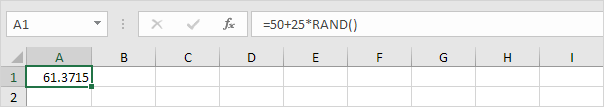 Modified RAND function Modified RAND function