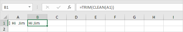 Clean and Trim Function Clean and Trim Function