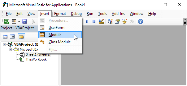 Insert Module Insert Module