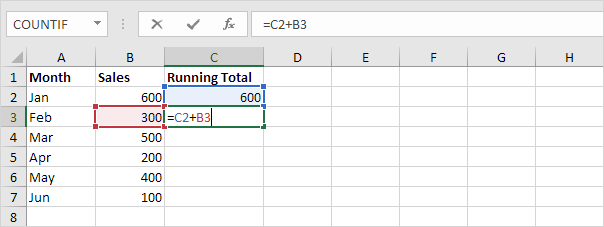 Add New Value to Previous Running Total Add New Value to Previous Running Total