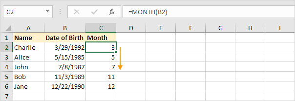 Sort Dates by Month (After) Sort Dates by Month (After)
