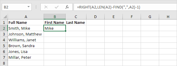 First Name First Name