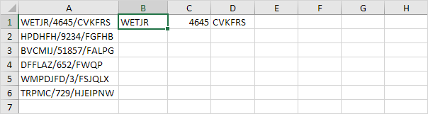 Flash Fill Example Flash Fill Example