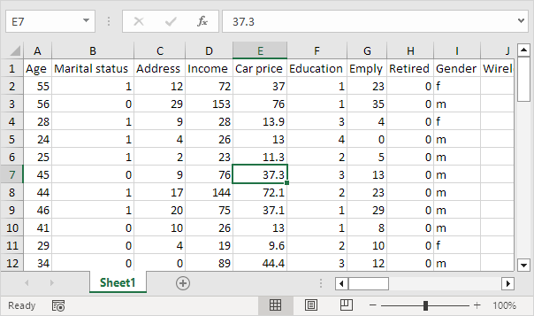 Select a Cell that is Not in Column A or Row 1 Select a Cell that is Not in Column A or Row 1