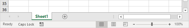 Status Bar in Excel Status Bar in Excel