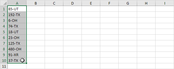 Select Range Select Range