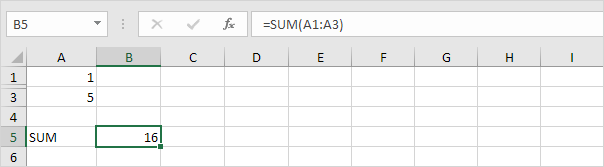Manually Hidden Rows Included Manually Hidden Rows Included