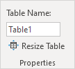 Table Name Table Name