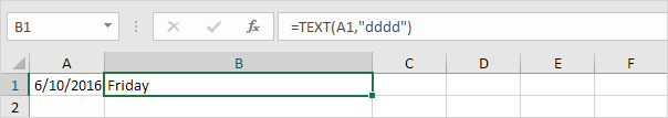 Day of the Week Day of the Week