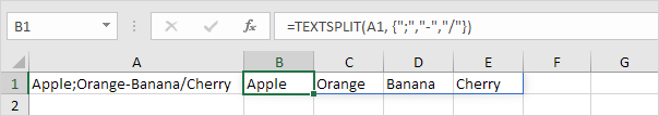 Split Text Using Multiple Delimiters Split Text Using Multiple Delimiters