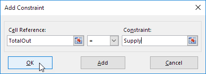 Supply Constraint Supply Constraint