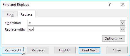 Replace All Replace All