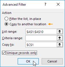 Unique Records Only Unique Records Only