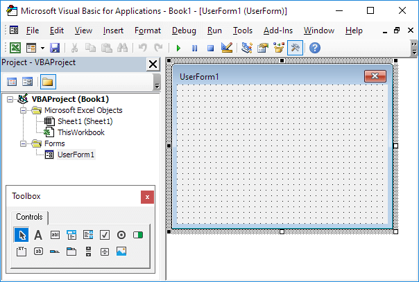 Userform Screen Setup in Excel VBA Userform Screen Setup in Excel VBA