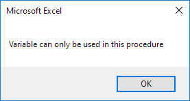 Module Level Scope Result Module Level Scope Result