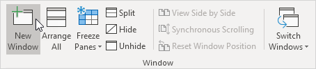 Click New Window Click New Window