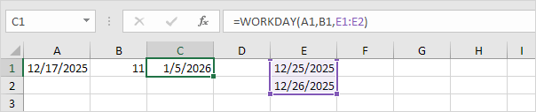 11 Workdays Later 11 Workdays Later