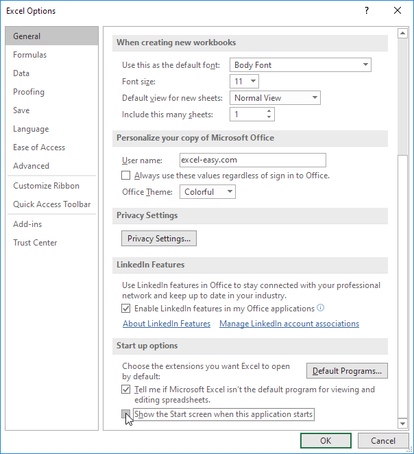 Turn off the Start screen Turn off the Start screen