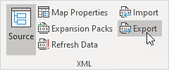 Export XML file Export XML file
