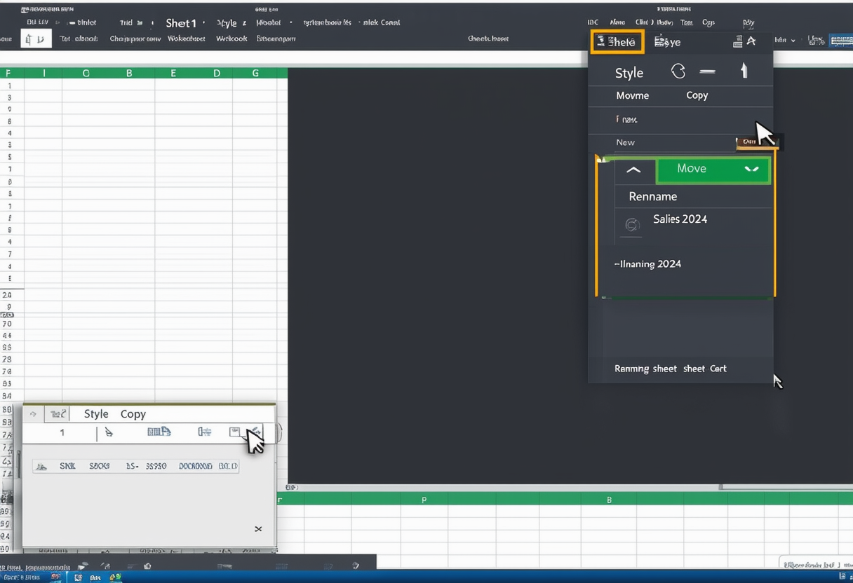 Worksheets in Excel